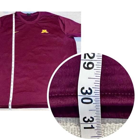 NIKE Minnesota Golden Gophers Maroon Gold Pullover Thermal Elevated NCAA Men 3XL - Picture 12 of 14